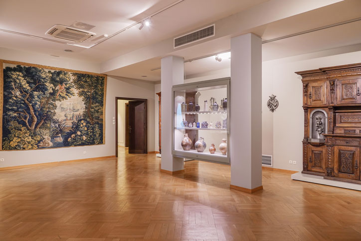 Tapiserie Verdure și piese de ceramică germană