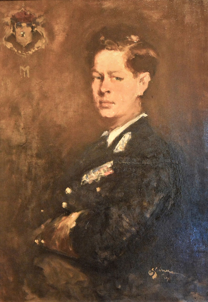 Eustațiu Stoenescu (1884-1957), Regele Mihai, 1940, ulei pe panza (patrimoniu MNAR)