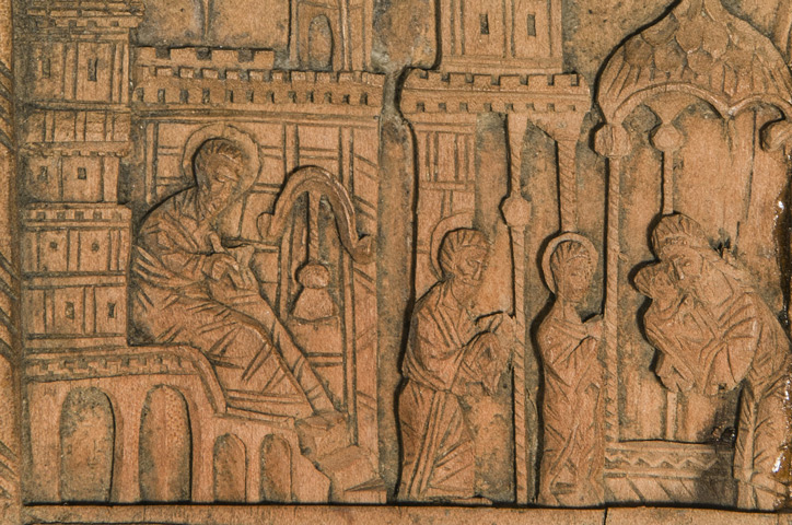 Cruce de mână, Dosoftei (detaliu - Întâmpinarea Domnului)